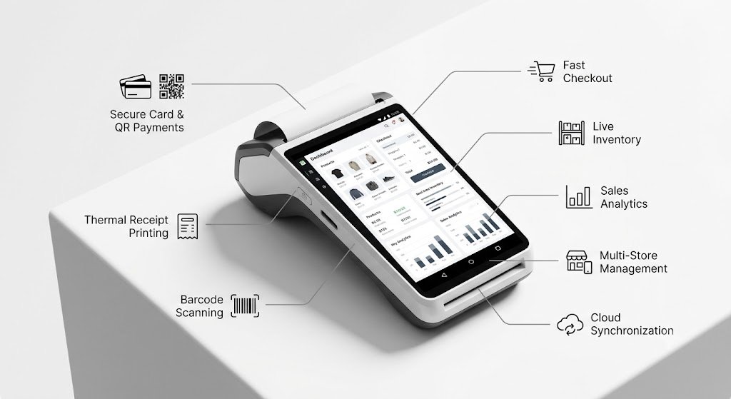 Advanced Retail POS Machine System